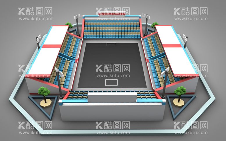 编号：62518010080237005016【酷图网】源文件下载-C4D 低面