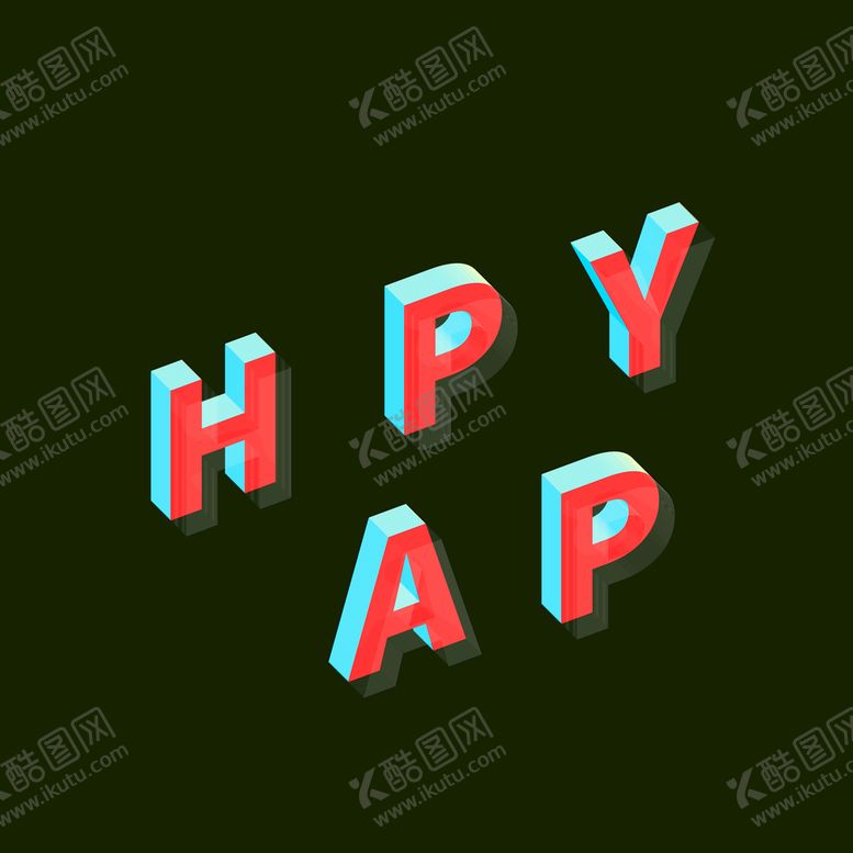 编号：32760809261031064105【酷图网】源文件下载-HAPPY字效