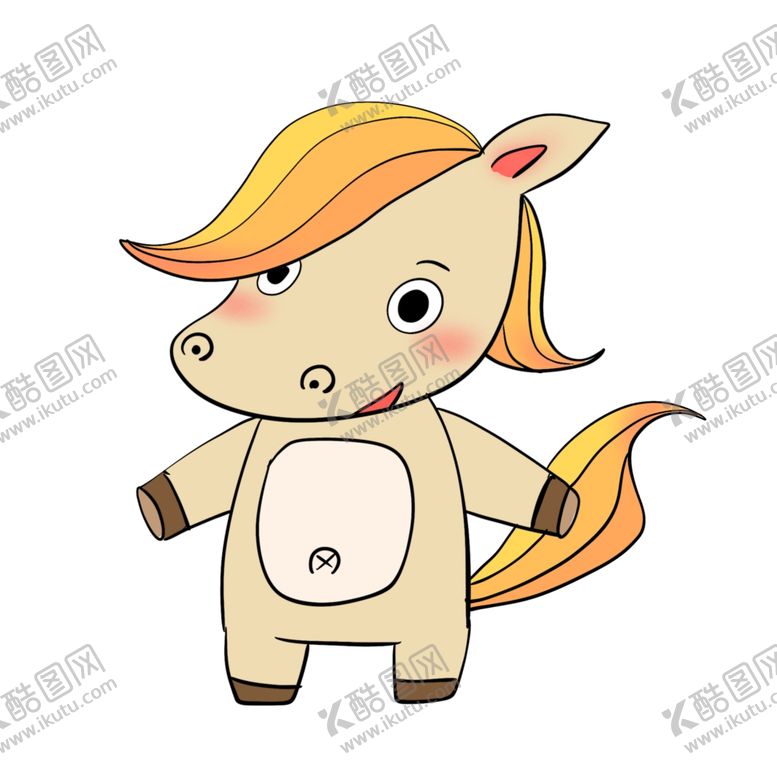 编号：54284009150222538353【酷图网】源文件下载-卡通马