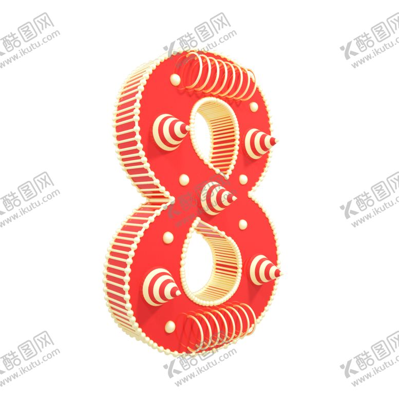 编号：48294505131744248180【酷图网】源文件下载-立体数字