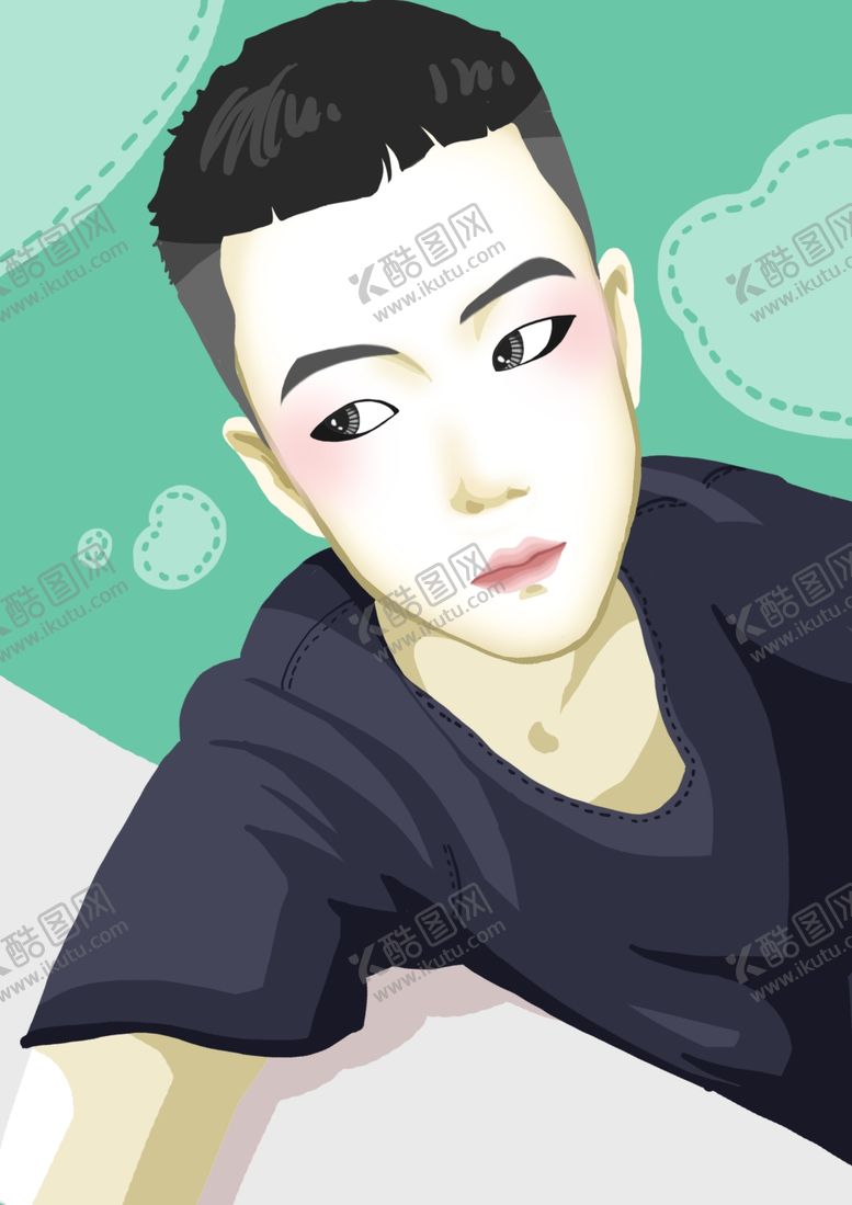 编号：97152907041544181855【酷图网】源文件下载-小帅哥动漫头像