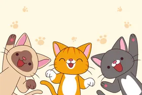 猫咪背景宠物小壁纸可爱