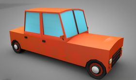 C4D模型汽车出租车