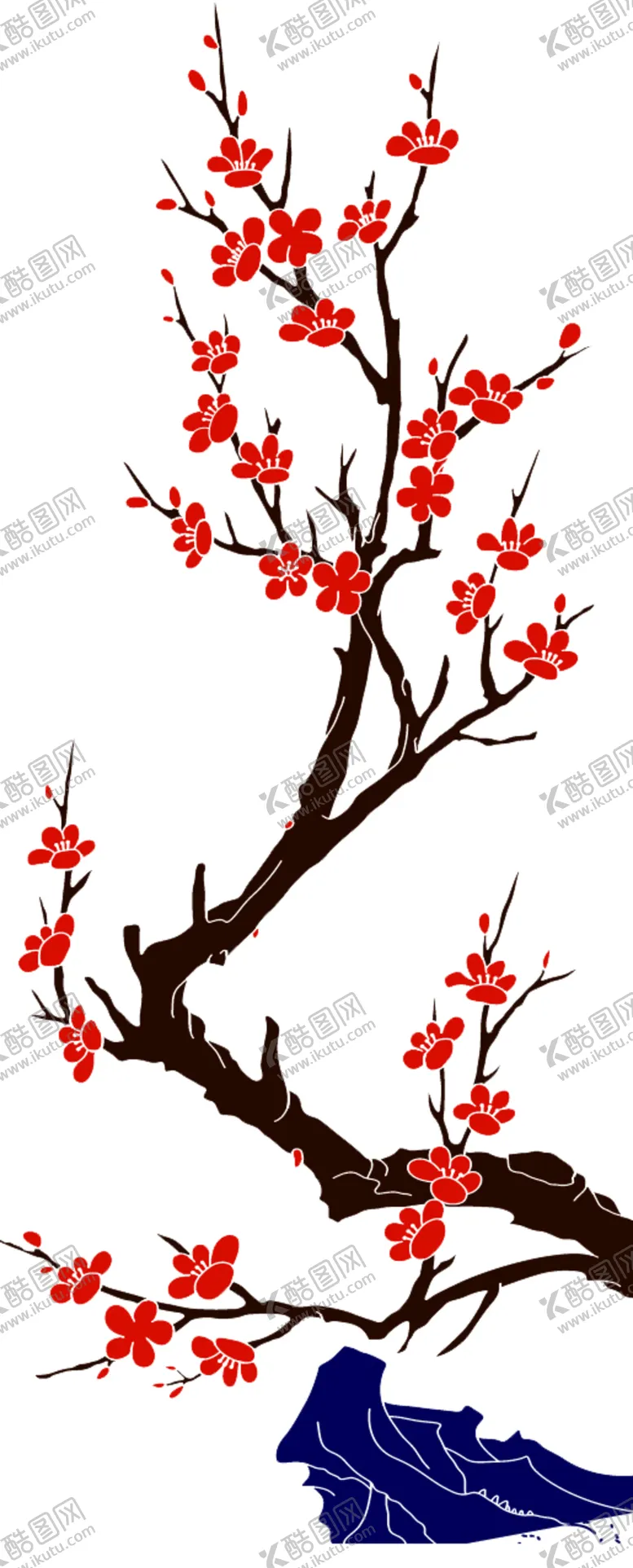 编号：49990406261113396594【酷图网】源文件下载-中国风水墨梅