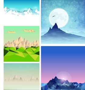 四季风景插画集