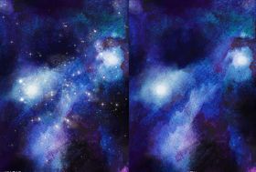 唯美宇宙星空粒子背景图片素材