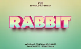 3D立体艺术字效果
