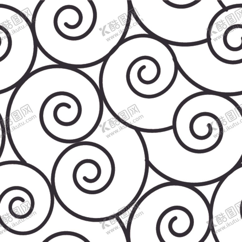 编号：31522110140159162482【酷图网】源文件下载-黑白简约花纹图案设计