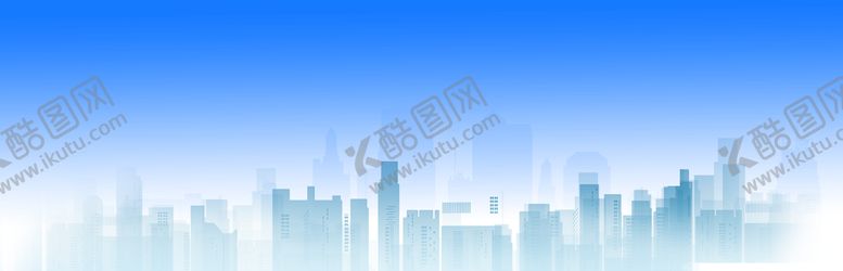 编号：91453209211710343645【酷图网】源文件下载- 建筑剪影绿色城市简约展板 