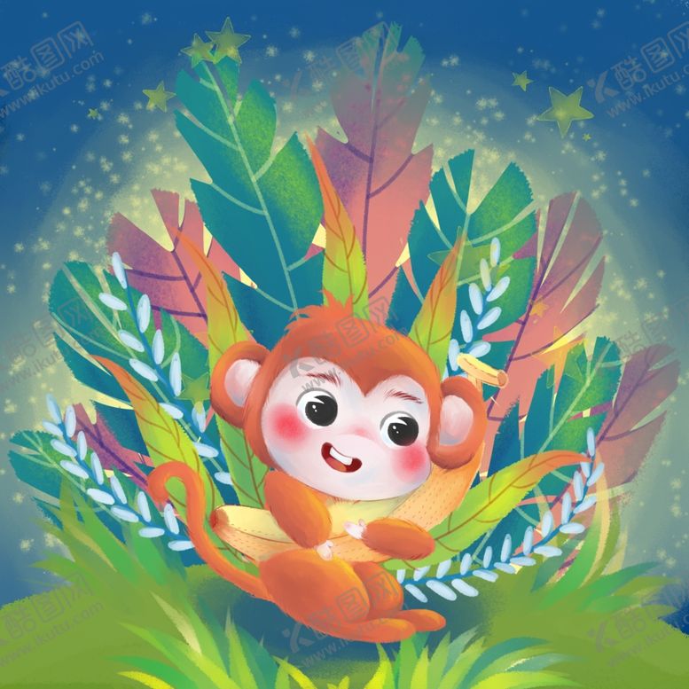 编号：64655209270414173579【酷图网】源文件下载-生肖猴