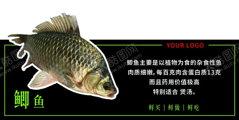 编号：33519310252327489154【酷图网】源文件下载-鲫鱼摆台