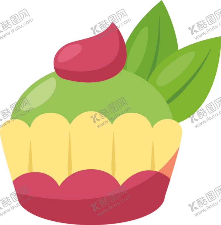 编号：98165403160915441712【酷图网】源文件下载-抹茶甜点