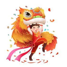 春节舞狮