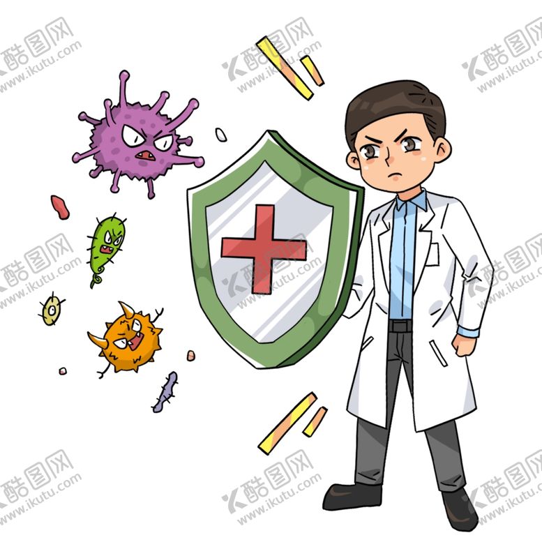 编号：96104309241119427943【酷图网】源文件下载-卡通医疗素材