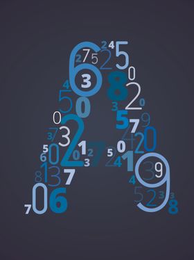蓝色字体科技艺术字设计金星素材