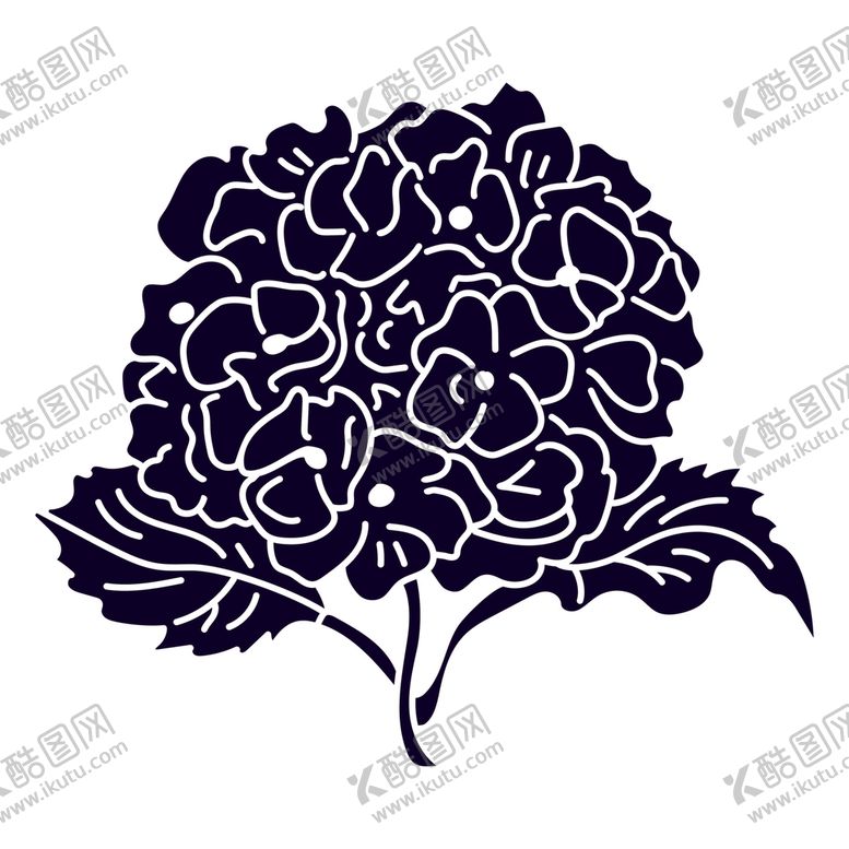 编号：30816409210046213605【酷图网】源文件下载-卡通绣球花