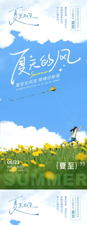 夏至已至古典荔枝海报