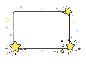 边框元素手绘底纹