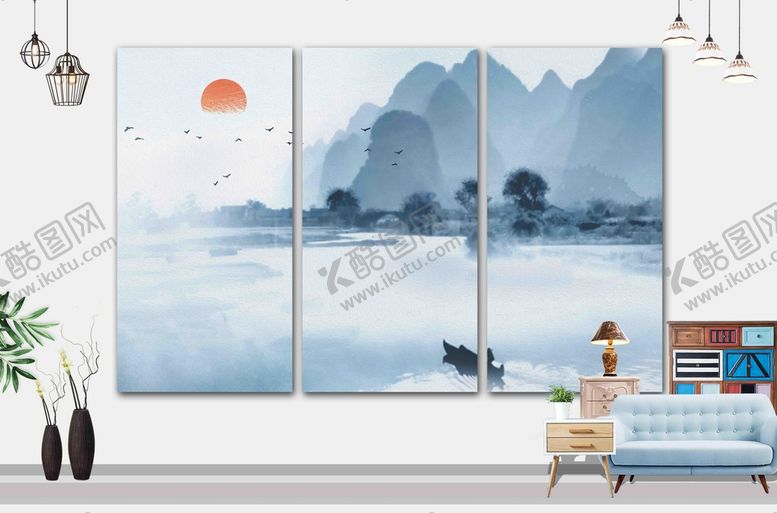 编号：02671910080819357216【酷图网】源文件下载-山水画