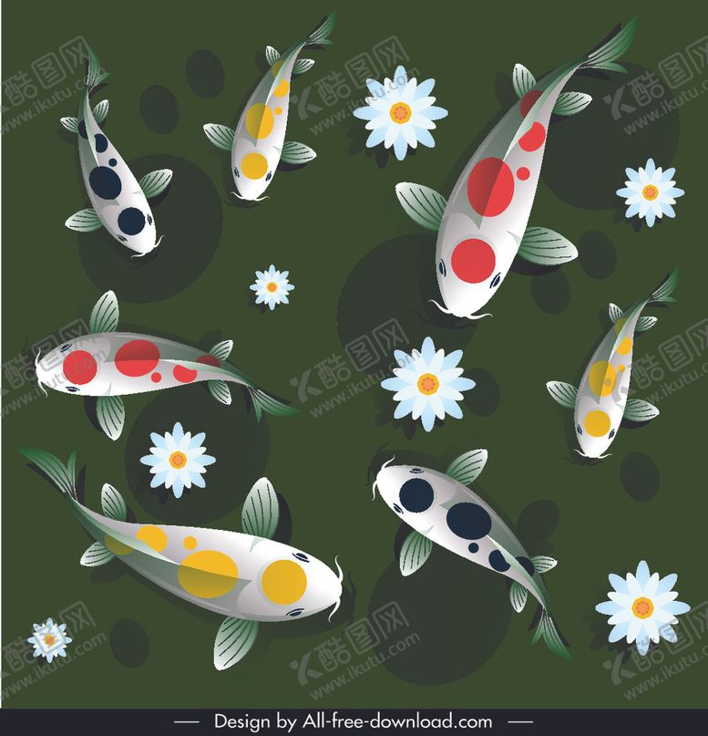 编号：61885009202311556939【酷图网】源文件下载-锦鲤