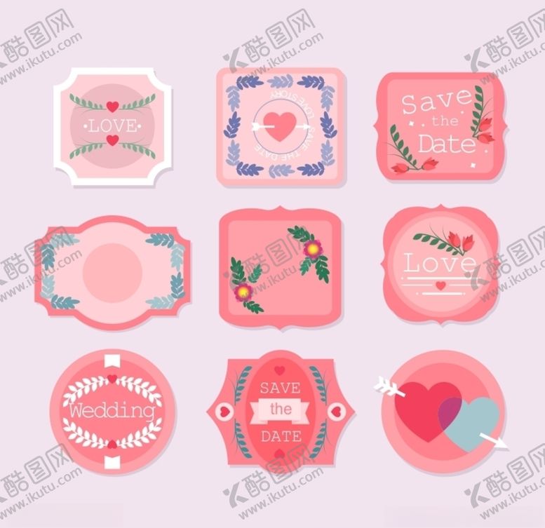 编号：55757109161310376524【酷图网】源文件下载-婚礼标签