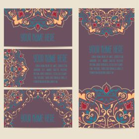 复古装饰花纹设计素材