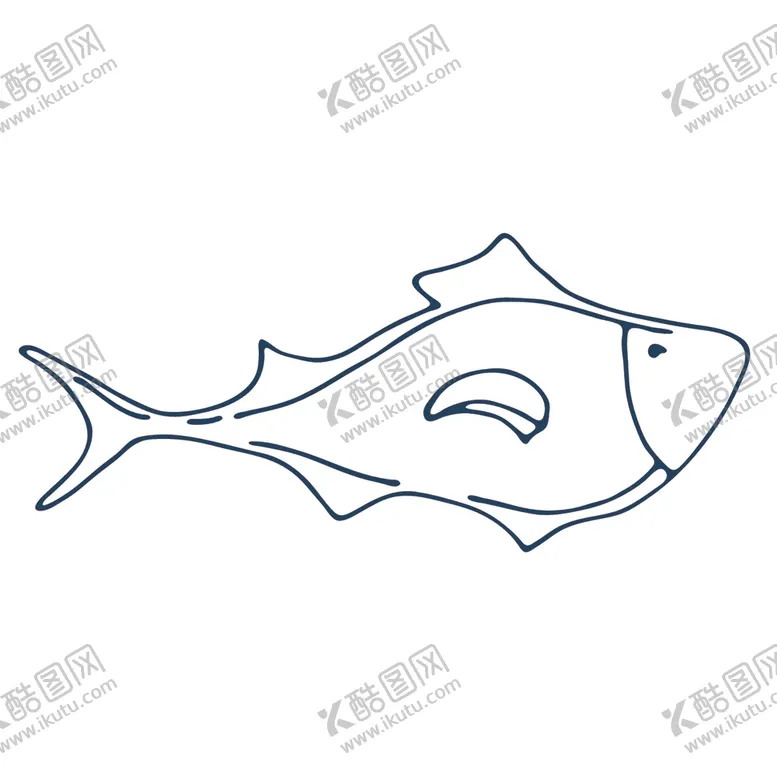编号：70071006241459565414【酷图网】源文件下载-手绘海洋生物