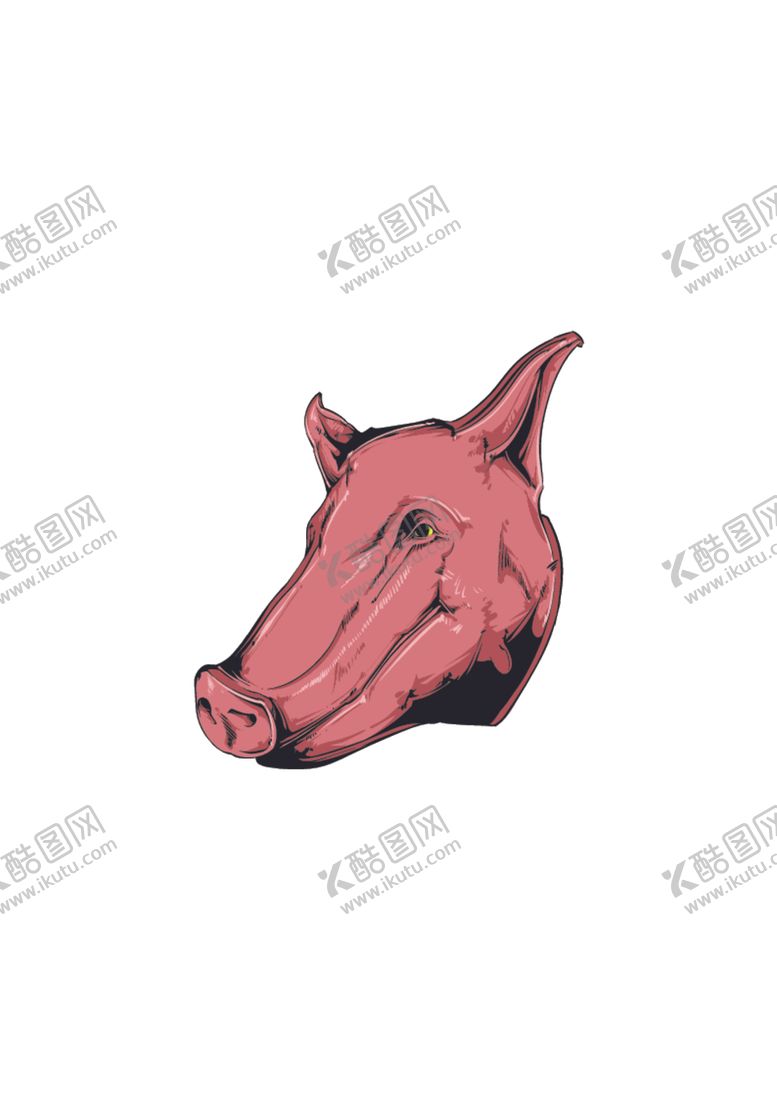 编号：96770610300724109655【酷图网】源文件下载-创意可爱卡通动物头像素材