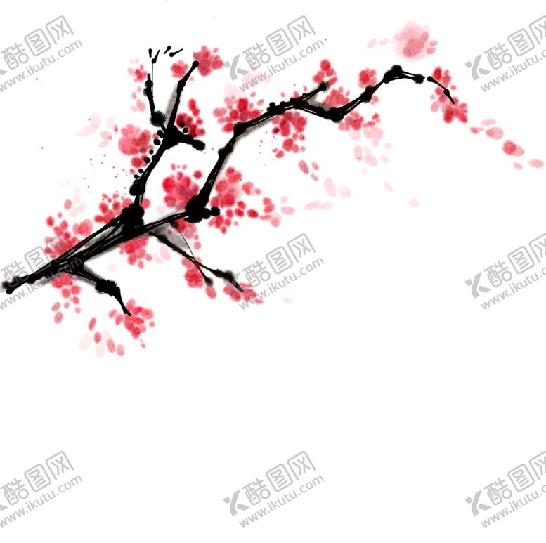 编号：93582509170522403173【酷图网】源文件下载-梅花国画