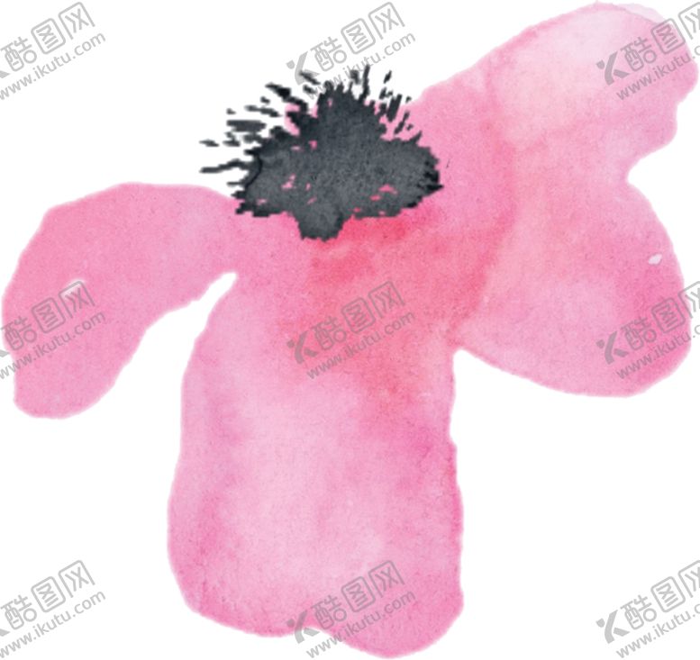 编号：28129211010630143926【酷图网】源文件下载-水彩花