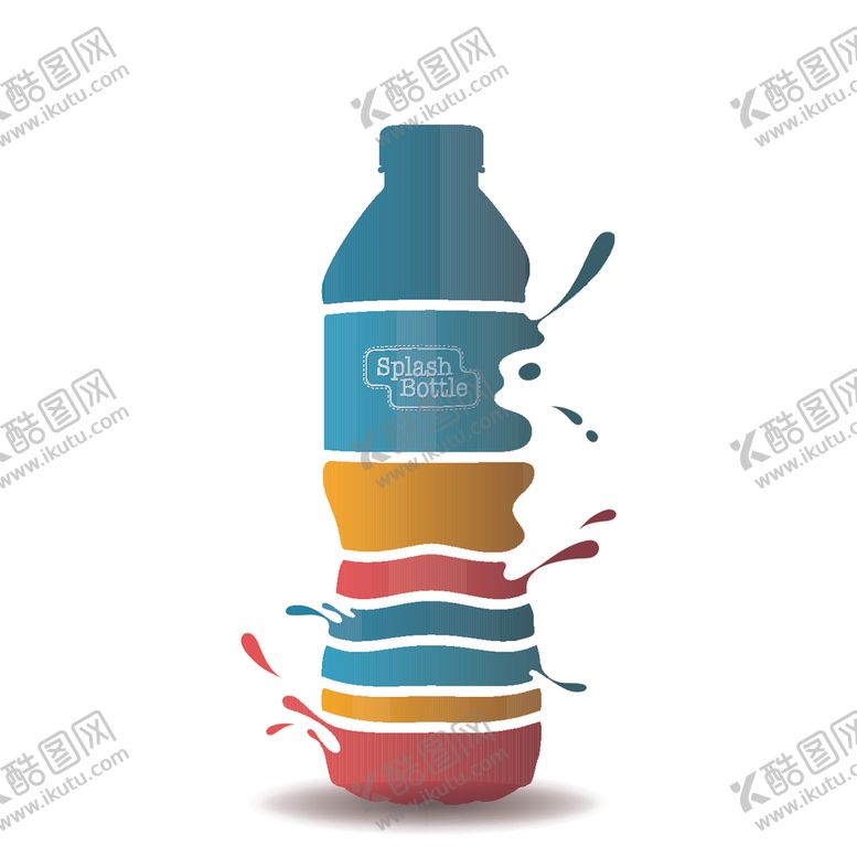 编号：41599510250306035779【酷图网】源文件下载-动感矿泉水瓶子