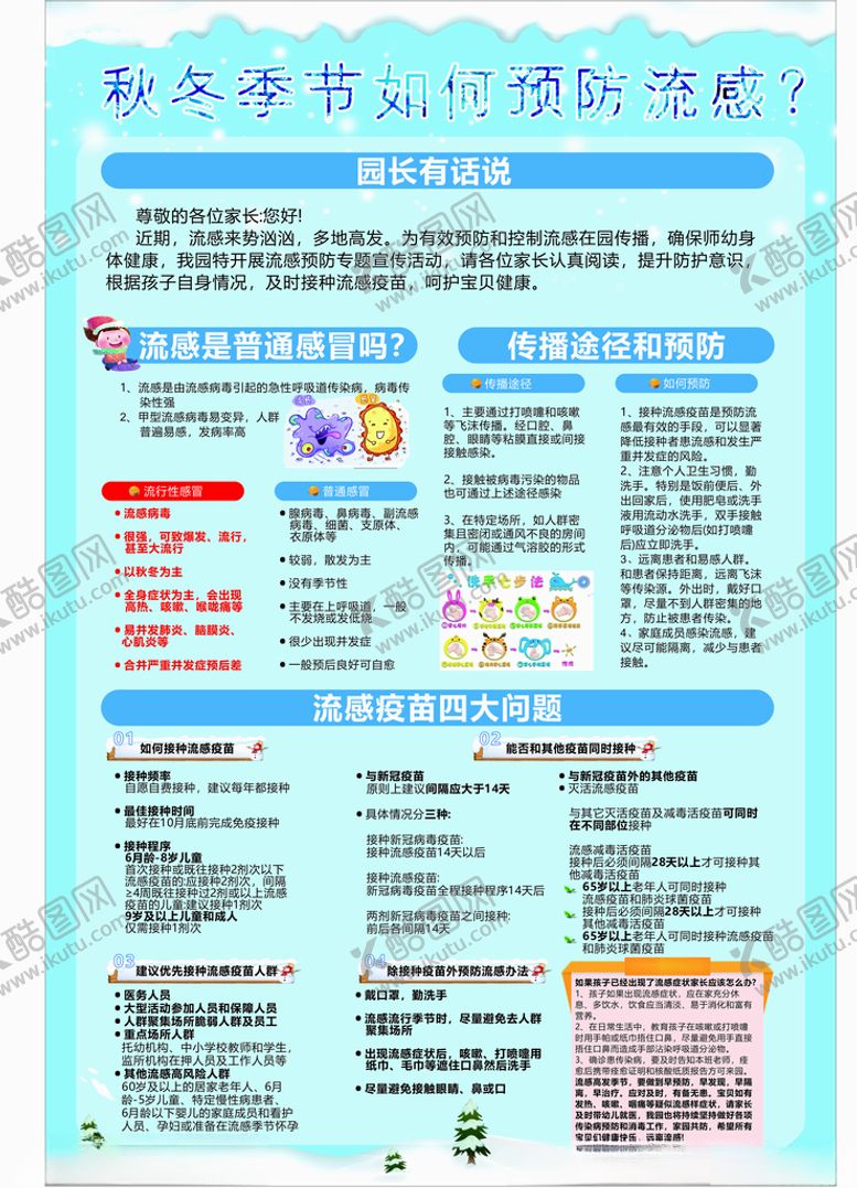 编号：41717301121803279604【酷图网】源文件下载-秋季流感展板