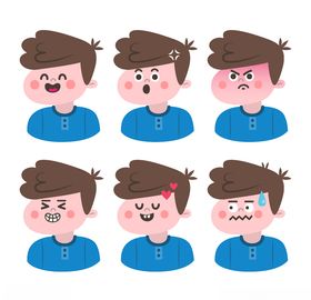 不同表情