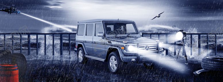 编号：54527609132232391176【酷图网】源文件下载-海边的汽车