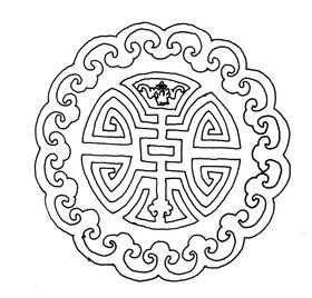 中式图形传统线性