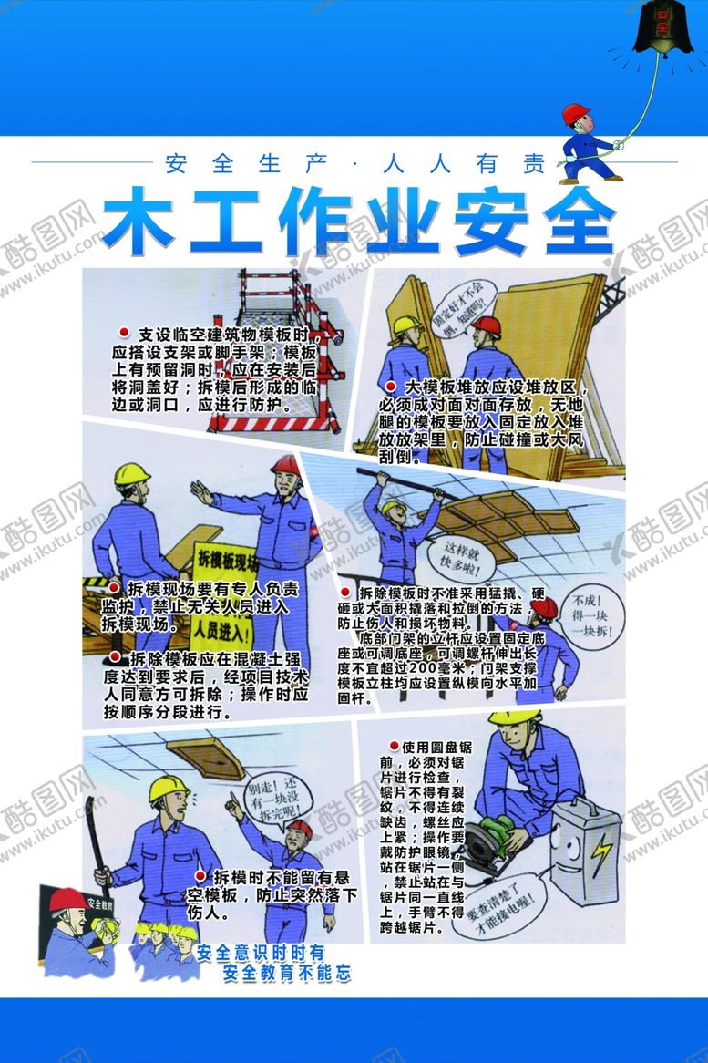 编号：52369606252027046441【酷图网】源文件下载-工地施工作业安全海报