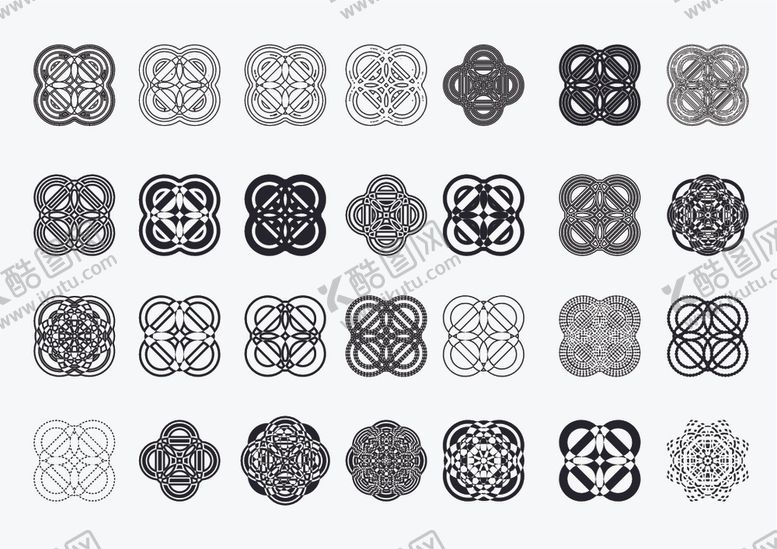 编号：15289304041342426562【酷图网】源文件下载-传统几何图案