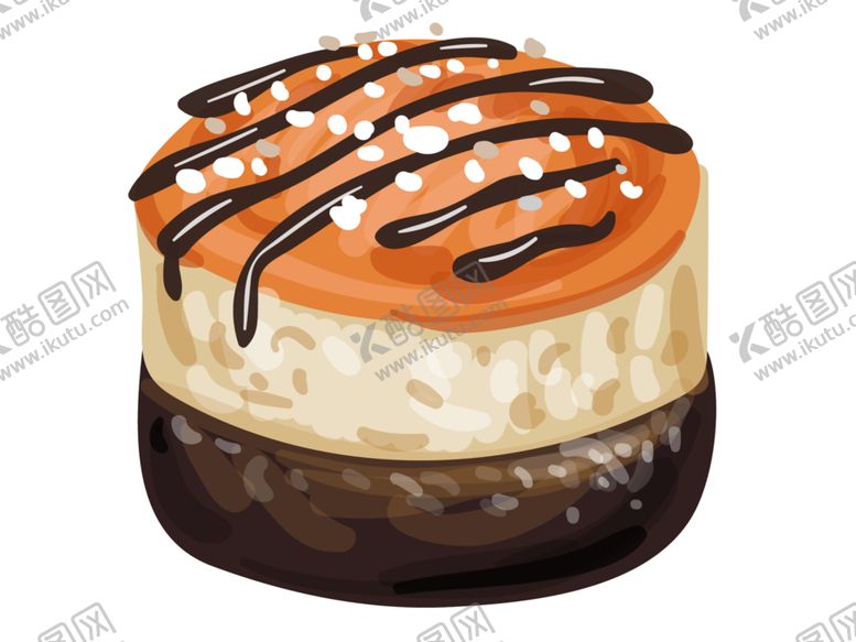 编号：16320509251057365555【酷图网】源文件下载-手绘蛋糕