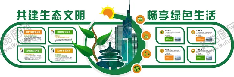 编号：59161810190211461245【酷图网】源文件下载-绿色环保背景墙