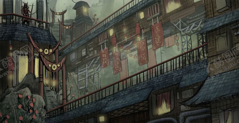 编号：76584107090134165302【酷图网】源文件下载-赛博朋克风未来科技插画