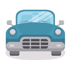 卡通交通车