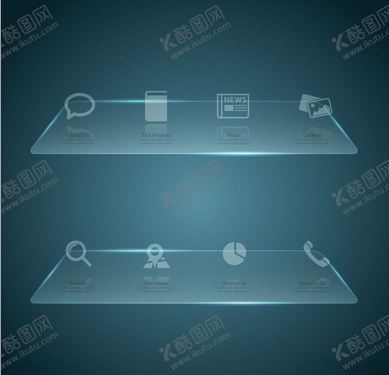 编号：42210907031014212502【酷图网】源文件下载-玻璃元素
