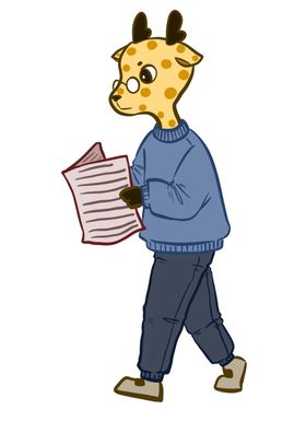 卡通长颈鹿
