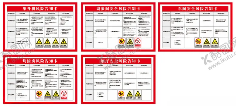 编号：66902001170053485380【酷图网】源文件下载-安全风险告知卡