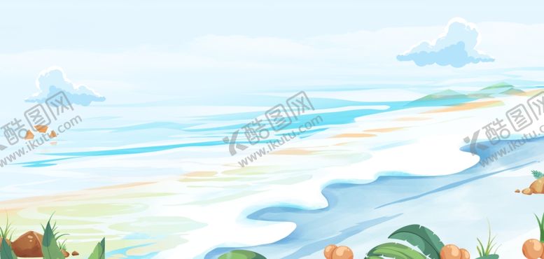编号：98131702090624368531【酷图网】源文件下载-夏日海浪