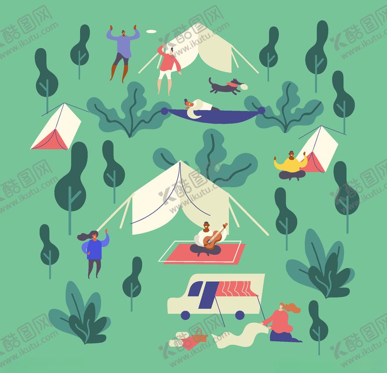 编号：52709909220815298591【酷图网】源文件下载-露营