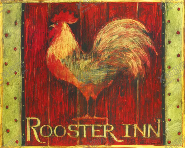 编号：60576109190903564630【酷图网】源文件下载-手绘插画公鸡海报