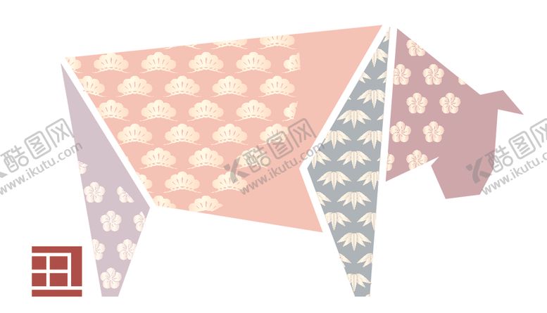 编号：31952909300258305375【酷图网】源文件下载-日本风格牛年