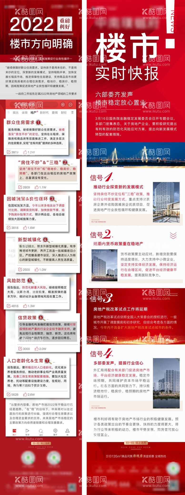 编号：58450012041458209054【酷图网】源文件下载-楼市政策长图