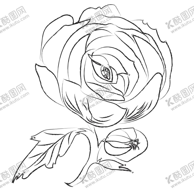 编号：76696507012339005515【酷图网】源文件下载-手绘植物花卉